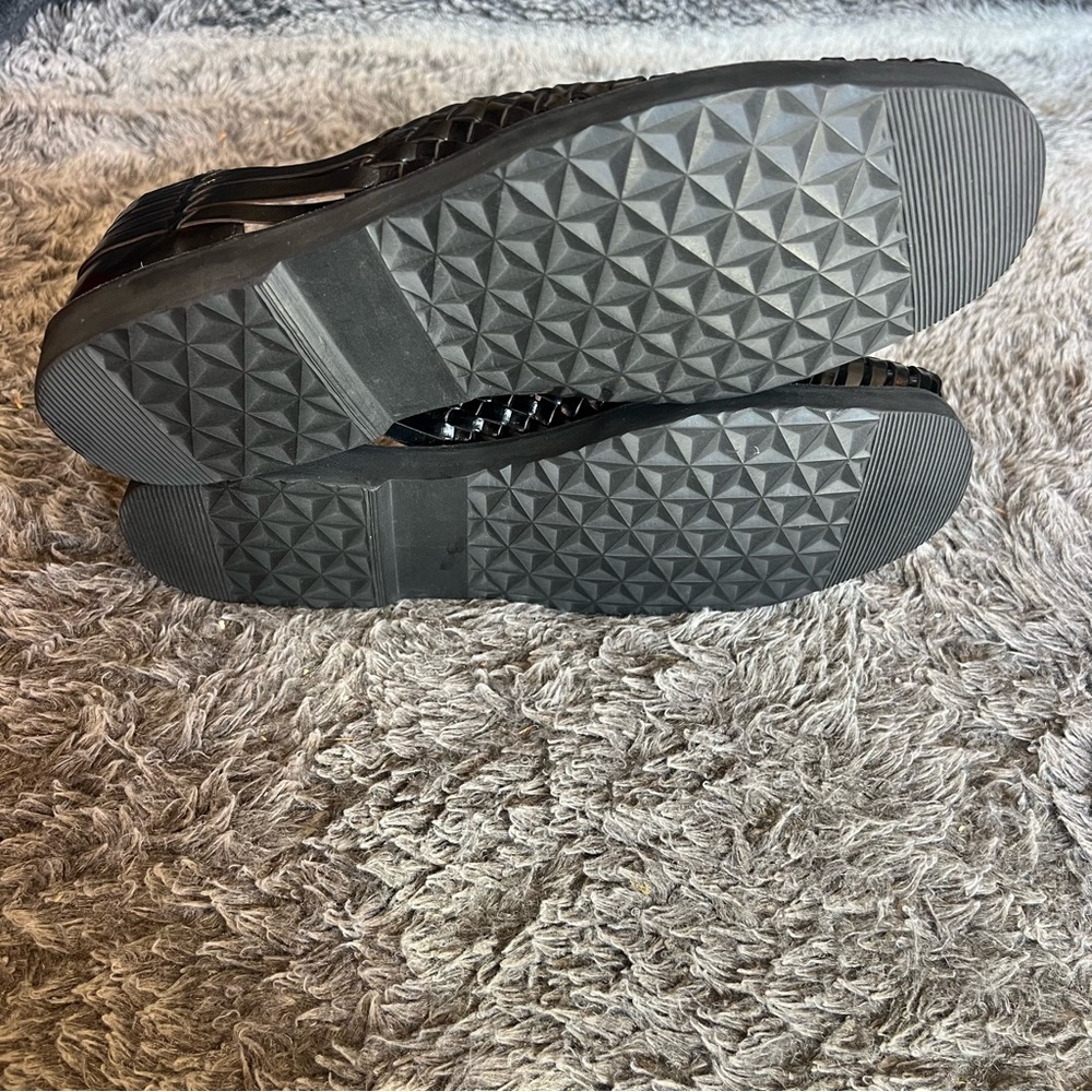 Barclay Men's Hand Woven Leather Huarache Sandal Men’s 11 NWOT - Picture 3 of 5